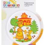 Мир детства Тарелочка глубокая с крышкой Коровкины истории артикул 17304 (шт.) Тайланд - Мир детства